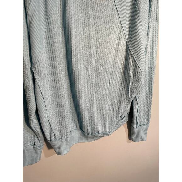 We The Free Santa Clara Oversized Thermal in Blue - Picture 8 of 11